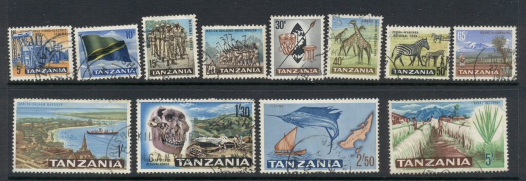 Tanzania-1965-Pictorials-Asst-FU