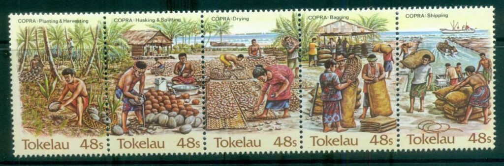Tokelau-Is-1984-Copra-Industry-Str-5-MUH-lot81425