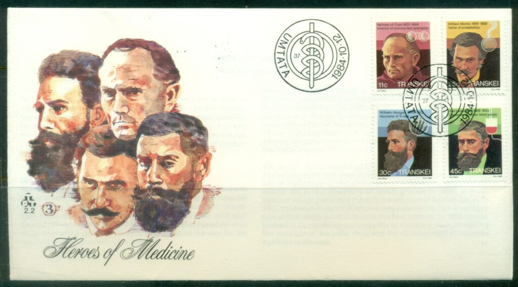 Transkei-1984-Heroes-of-Medicine-FDC