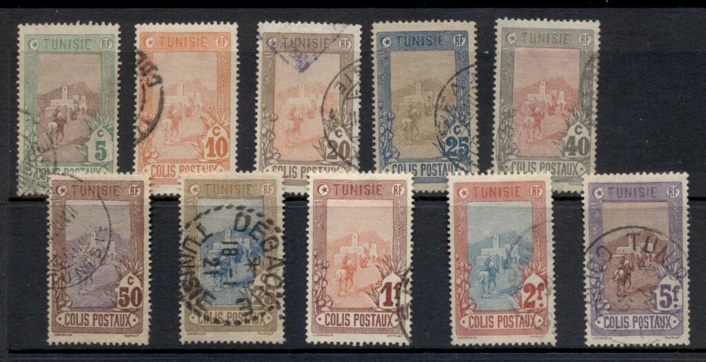 Tunisia-1906-Parcel-Post-FU