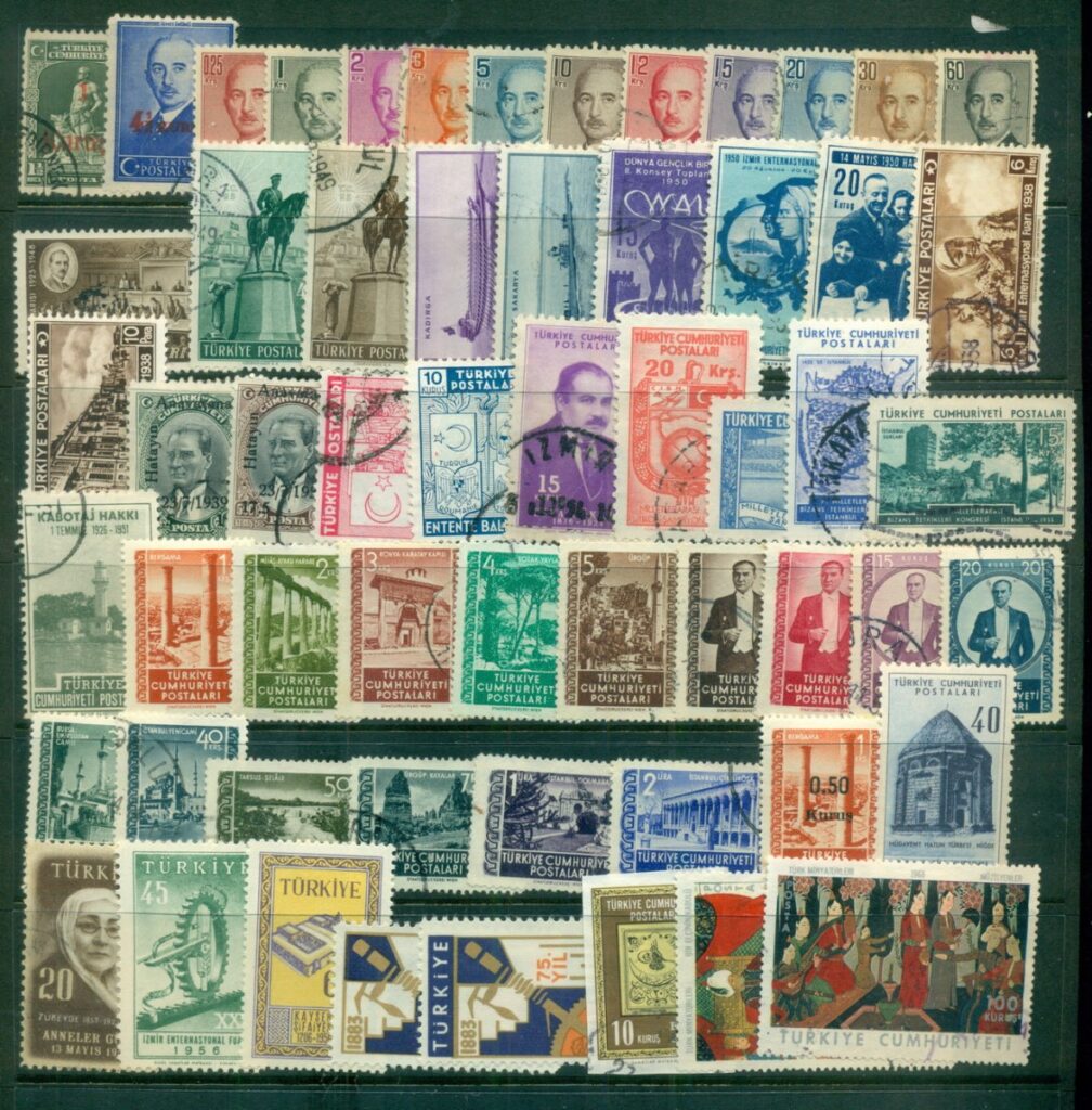Turkey-1930s-on-Assorted-Oddments-MH-FU