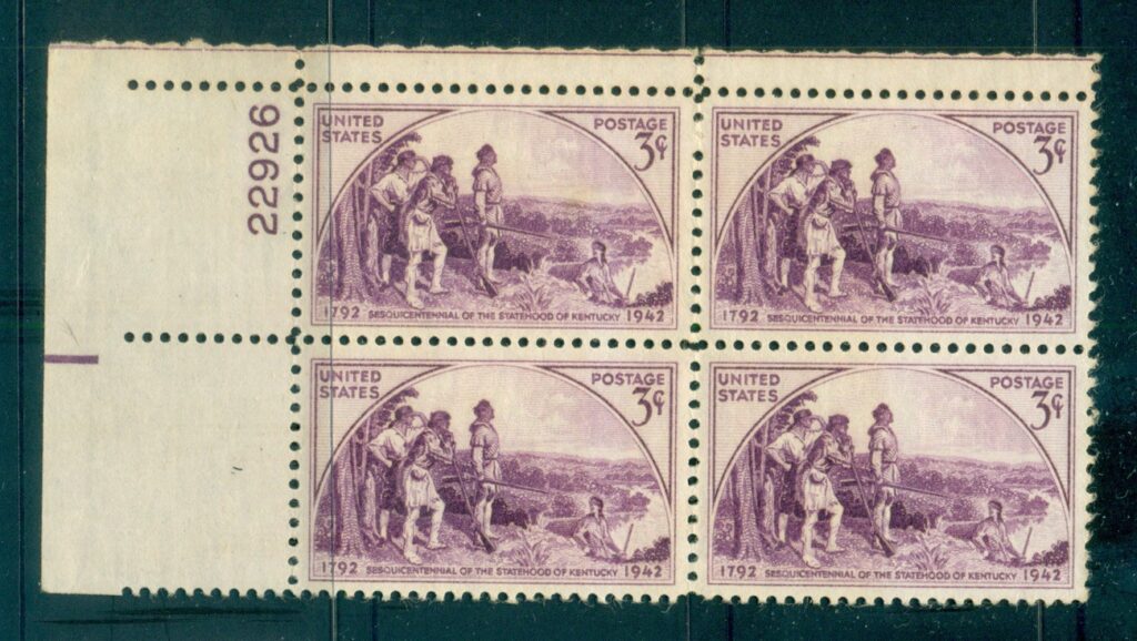 USA-1942-Sc904-Kentucky-Statehood-PB22926-MUH-lot67600