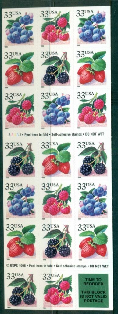 USA-1999-Sc3294-97-Berries-Booklet-20-Die-cut-1125x11-jpg-5-MUH-lot55833.jpg