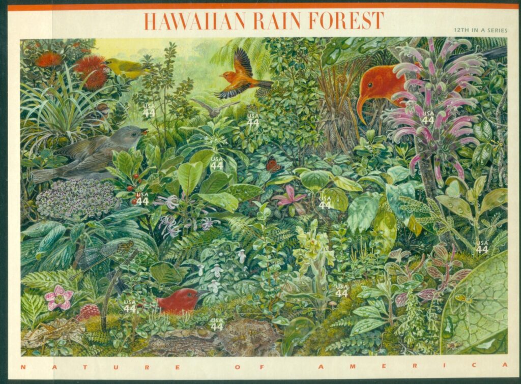 USA-2010-Nature-of-America-Hawaiian-Rainforest-pane-MUH-XL-Shipping