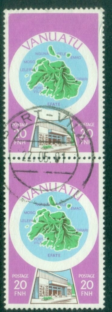 Vanuatu-1980-Pictorials-Maps-20c-pair-FU