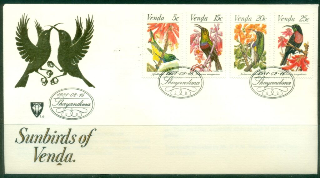 Venda-1981-Sunbirds-of-Venda-FDC