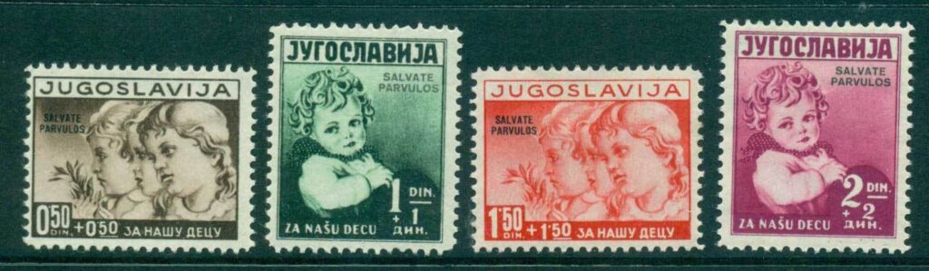 Yugoslavia-1938-Child-Welfare-MLH-lot40353