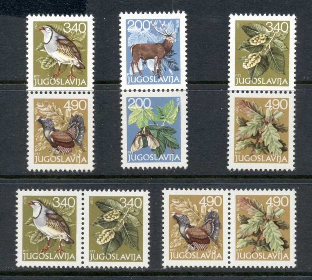 Yugoslavia-1978-New-year-Wildlfe-MUH