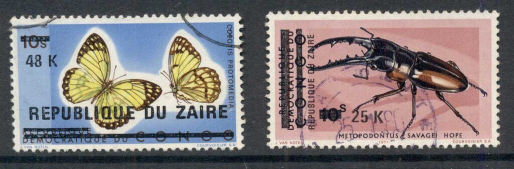 Zaire-1977-Ots-on-Cono-Asst-jpg-Insects-FU.jpg